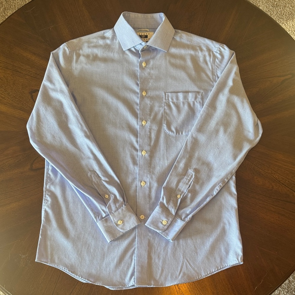 Joseph Abboud Light Blue Button-Up Shirt